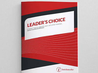 Leader's Choice Brochure Cover booklet brochure minimal print