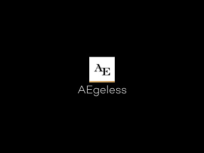 ae ae ageless classical design logo logo design minimal