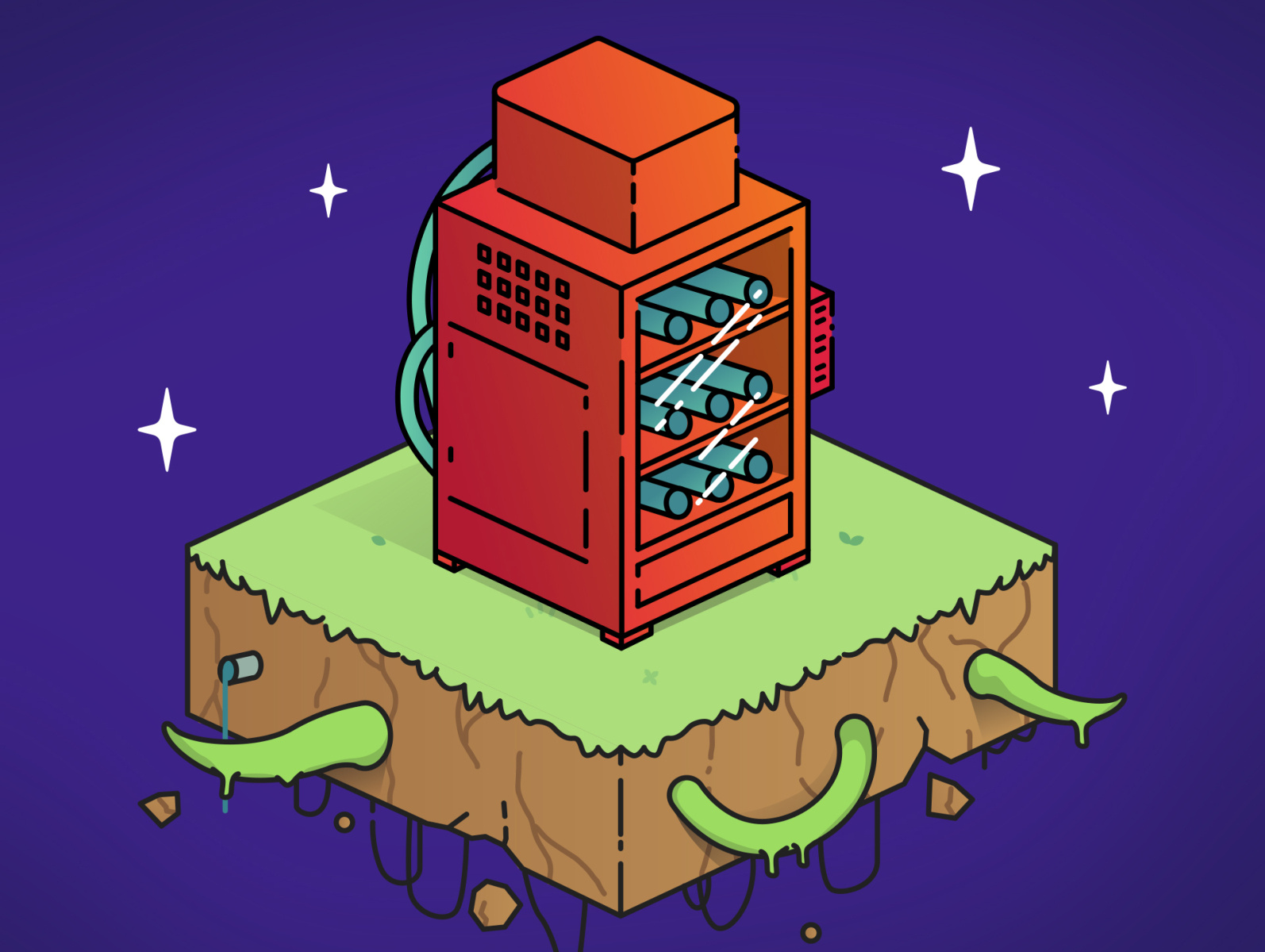 Space Vending Machine by Cosmin Tomescu on Dribbble