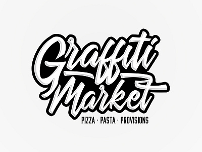 graffiti graffiti market pizza