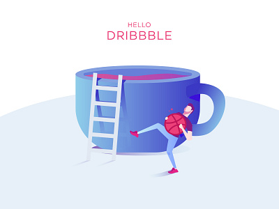 Dribbble and Coffee