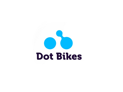 Dot Bikes bike bikes blue design dot logo logodesign minimal smart