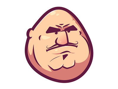 Character 2 art character colors face fat illustration vector