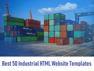 Best 50 HTML Templates for Industrial Websites