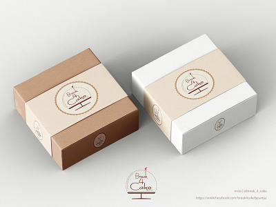 "Break4Cake" - Logo | Cake packaging