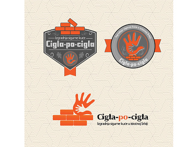 Logo - "Cigla po cigla" adobe illustrator adobe photoshop