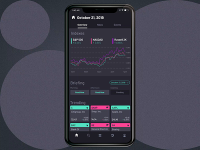 Mobile Banking Promo aftereffects animation application bank app dark mode dark theme dashboard finance analytics material mobile mobile banking motion transition ux
