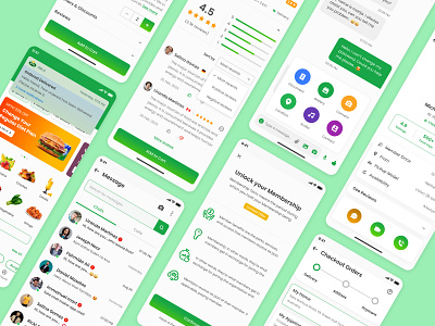 Food Delivery Mobile App Design UI