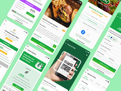 Food Delivery Mobile App Design UI