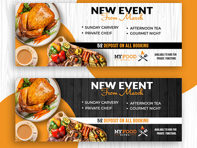 Food Social Media Post or cover or Banner design