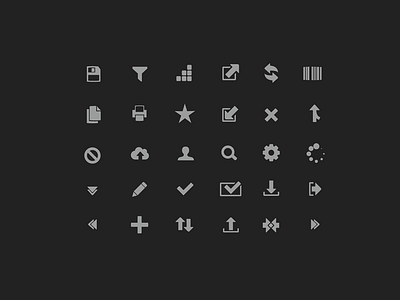 ICONS!!!!!!!!!!!!!!!!!! barcode check cloud flat icons merge refresh rounded software toggle