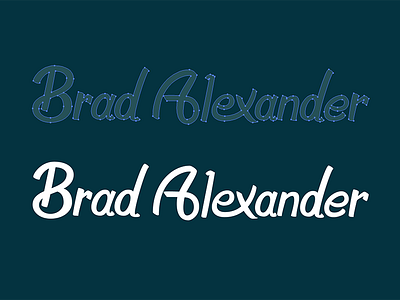 Hand Lettering Name