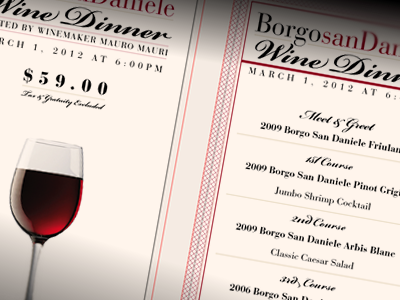 BorgosanDanielle Wine Dinner