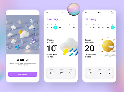 Weather app app weath branding design icon illustration logo typography ui ui design uiux design user interface ux vector