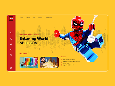 A landing page for LEGO <3