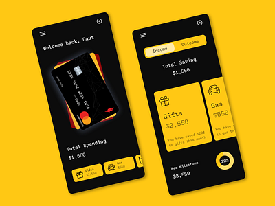 APP Design - Personal Wallet design minimal modern ui ux web website