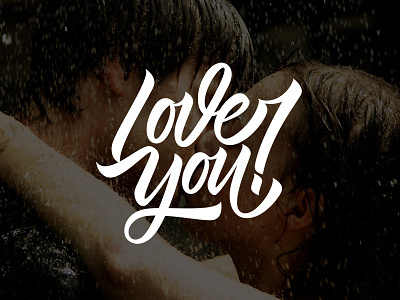 Love you brushpen calligraphy handlettering typography