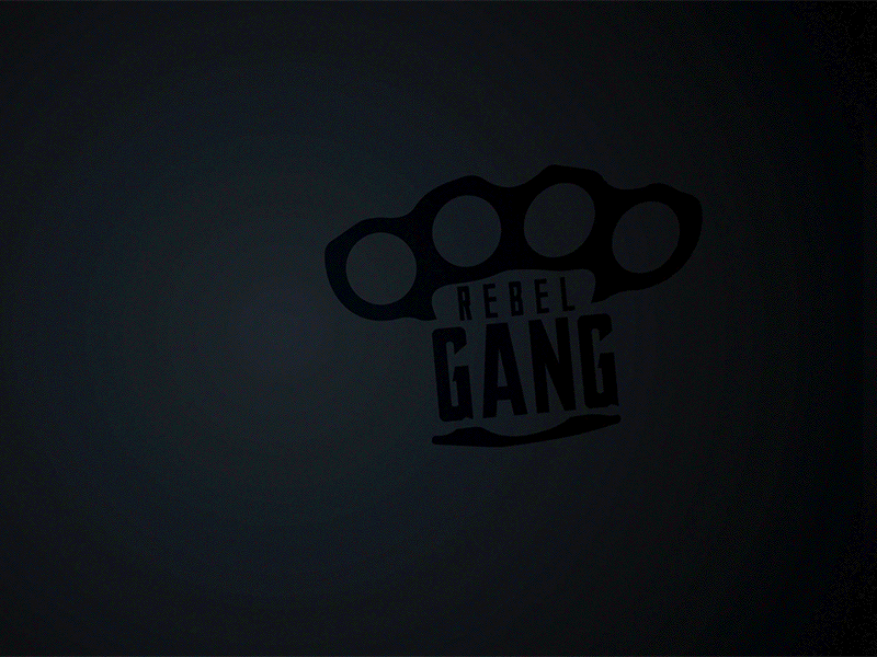 Rebel Gang Logo Design agency animation branding car concept daily design drift font gang logo logotype police rebel typography