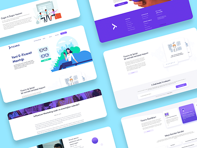 Ticario Website agency branding clean clean creative commerce concept daily design e commerce font illustration ui ux web website