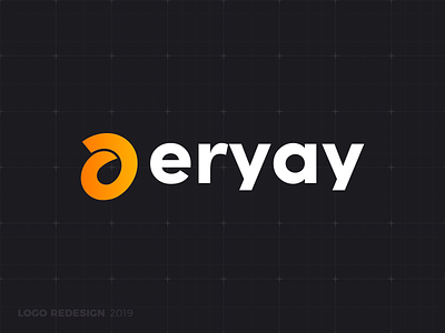 Eryay - Logo Redesign Project branding business clean coil concept daily design icon illustration logo machine orange redesign showcase spring