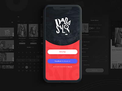 Okan Bayülgen / Dada Salon - App Design