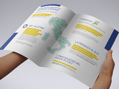 Granarolo | Annual Report 2012 | Italy map a4 annual report brochure cheese cmyk design granarolo graphic design milk press print yoghurt