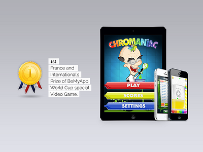 Chromaniac Game - iOS and Android app android app bemyapp colors drops fluid game hue ios iphone liquid neverend