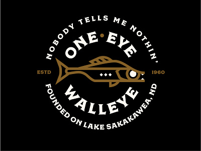One Eye Walleye fish fishing north dakota one eye walleye