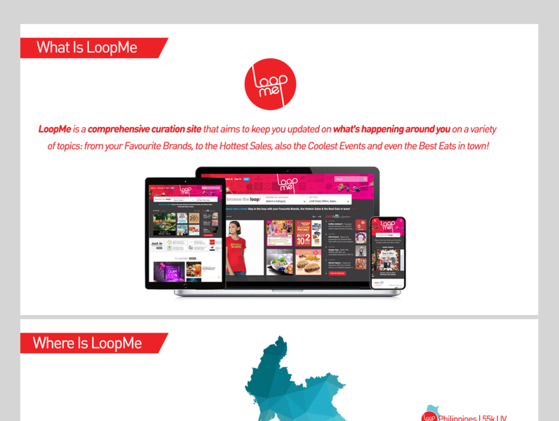 LoopMe Curation Site by Seth Low on Dribbble