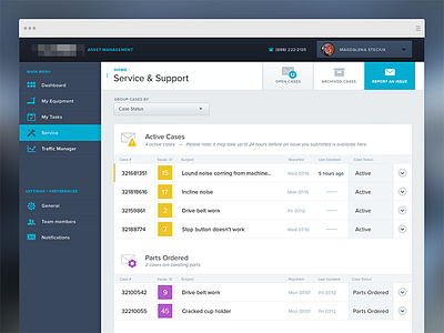 Iterating dashboard portal