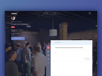 wooi.co app events ui