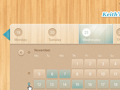 calendar calendar days glass interface mediasapiens.co pattern schedule texture ui wood