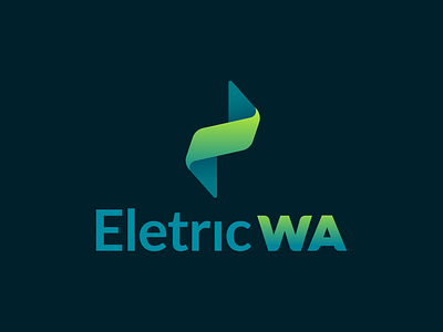 Eletric WA brand brand design lightning lightning bolt logotipo logotype