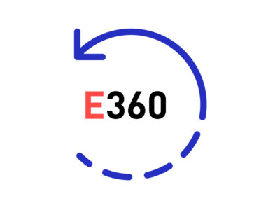 E360 branding design logo minimal toronto