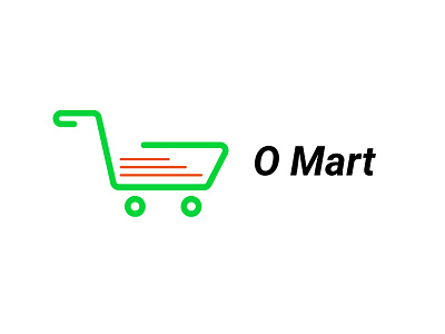 O Mart Logo branding design digital design graphic design logo logodesigner mall mart shopping vector