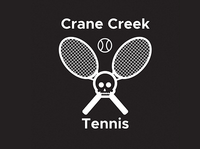 Crane Creek Tennis Logo branding design digital design graphic design logo logo d logodesigner tennis vector