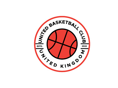 United Basketball Club Logo branding design digital design graphic design illustration logo logodesigner ui ux vector