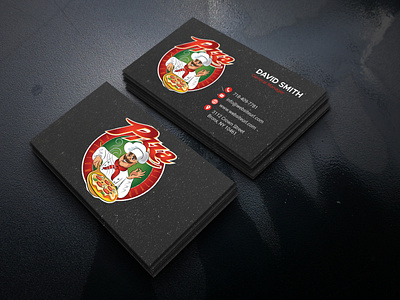 Business Card branding business card card design digital design graphic design logo logodesigner pizza card pizza shop card shop card vector visiting visiting card