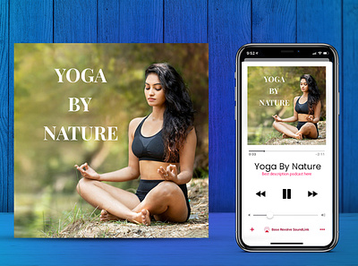 Podcast Cover Art art branding cover cover art design digital design graphic design logo logodesigner nature nature podcast podcast podcast cover art yoga podcast