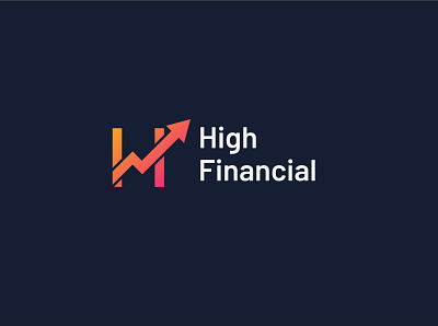 High Financial Logo branding design digital design graphic design illustration logo logodesigner ui ux vector