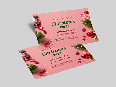 Christmas Party Flyer christmas bash christmas invitation christmas party christmas party flyer design digital design fiverr flyer flyer design graphic design land flyer landscape flyer merry christmas xmas flyer