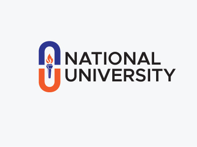 National University branding design digital design graphic design illustration logo logodesigner national university ui ux vector