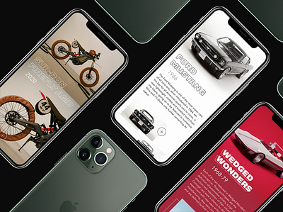 Motor library app cars concept design flat library minimal mobile mockup museum photoshop product sketch type typography ui