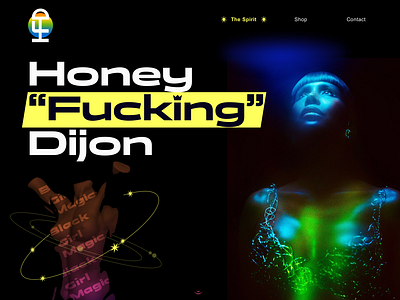 Honey Dijon's Concept Website