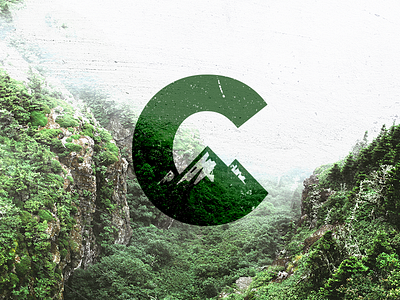 C Logo / Mark / Mountains