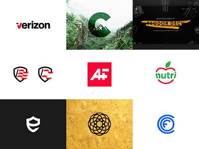 Best of 2015 best branding design dribbble illustration like logo nine shot symbol top