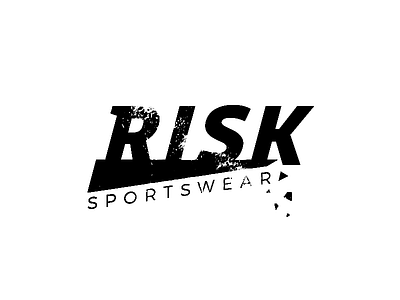 RISK Sportswear brand branding design identity logo risk sports