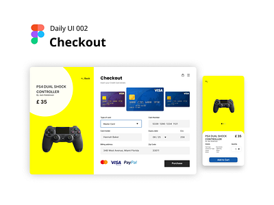 Daily Ui 002 - Checkout ui