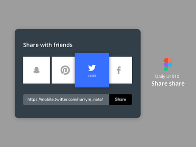 Daily Ui 010 - Share share