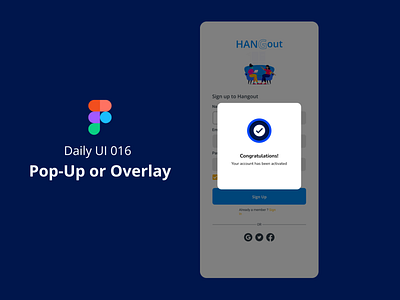 Daily Ui 016 - Pop-Up or Overlay